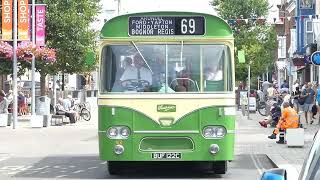 Southdown Buses  Two Preserved Southdown Buses Rerun Service 69 [upl. by Somar707]