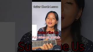 Jiunalai kasaiko maya Guitar Lesson shorts GuitarLesson [upl. by Onifled707]