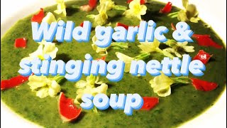 Stinging nettle amp wild garlic soup [upl. by Selec]