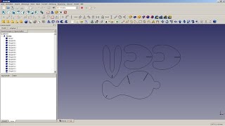 FreeCAD Tutorial 24  DXFDWG Import [upl. by Malloy902]