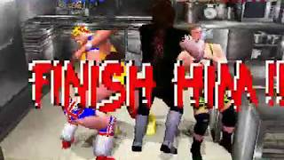 Smackdown 2 British Bulldog vs Undertaker vs Hogan vs Owen [upl. by Ennylcaj]