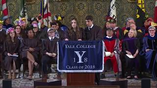 Yale Graduation Speaker Breaks Up with Boyfriend During Speech  Rebecca Shaw and Ben Kronengold [upl. by Ayad]