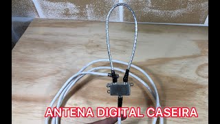 🔴 Antena digital CASEIRA faça você mesmo 🔴 [upl. by Josephina]