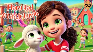 Its Super Simple Song  MARY HAD A LITTLE LAMB  Nursery Rhymes  Kids Song [upl. by Sicnarf]