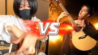 Marcin vs Lingling  Whos your favourite marcin linglingguitar guitarist fingerstyle [upl. by Tenahs]