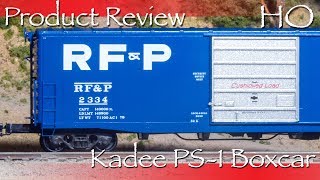 Product Review HO Kadee 50 PS1 Boxcar RFP [upl. by Ientruoc610]