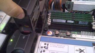 ProLiant DL380 G4 booting Windows Server 2008 [upl. by Anihtyc]