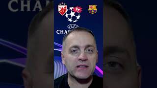 CZVEZDA  BARSELONA KOJI REZULTAT OČEKUJETE fkcrvenazvezda championsleague viralvideo [upl. by Ina364]