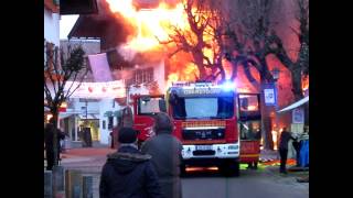 Fire in Oberstdorf [upl. by Ayanal]