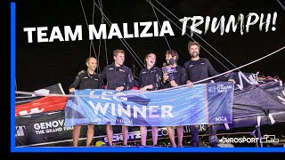 Team Malizia Take The Win After An Eventful Third Leg  The Ocean Race Leg 3 Highlights  Eurosport [upl. by Uria]