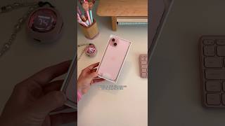 the new PINK iphone 15 plus unboxing 📱 [upl. by Summer843]