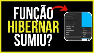 Resolvido Como Ativar Modo Hibernar no Windows 10  Modo Hibernar Sumiu Habilitar Botão Hibernar [upl. by Adamsen305]