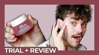 laneige bouncy amp firm eye brightening sleeping mask  trial  review [upl. by Tomkins]