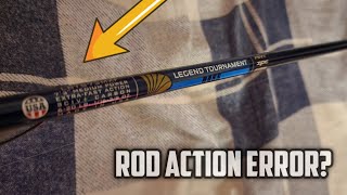 St Croix Legend Tournament Bass Spinning Rod Blank Error [upl. by Harpp155]