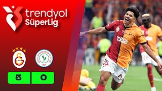 Galatasaray vs Çrizespor Trendyol Süper Lig Maç Özeti [upl. by Adlin]