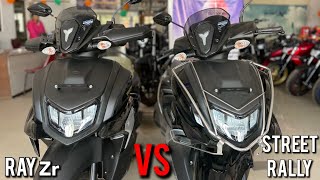 Street Rally 125 vs Ray Zr 125🔥  Yamaha RayZr 125 Street rally comparison Harsh verma [upl. by Puglia74]