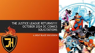 DC COMICS OCTOBER 2024 SOLICITATIONS [upl. by Narbig]