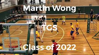 Martin Wong  Volleyball  Trinity Grammar School 2021 Highlights [upl. by Sundin221]