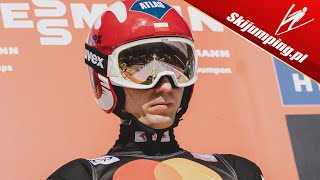 Kamil STOCH na mecie sezonu 202324 [upl. by Naras745]