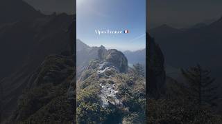 Epic hike In France 🇫🇷 shorts mountainhiking mountains hike nature france alp savoie fyp [upl. by Cesaro]