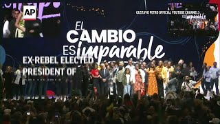 Exrebel wins Colombian presidential election [upl. by Llirret]