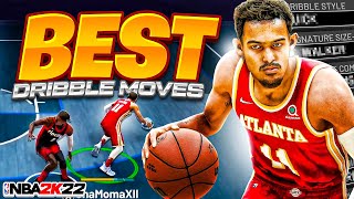 BEST DRIBBLE MOVES IN NBA 2K22 SEASON 4 FASTEST DRIBBLE COMBOS amp AFTER PATCH FOR ALL BUILDS [upl. by Llesig]