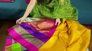 Pure Silk Kanjivaram Saris  Latest Silk Saris  Saree Collection  Bengal Looms [upl. by Akimihs]