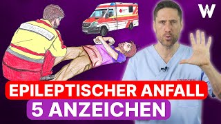 Epileptischer Anfall 5 Anzeichen dass ein Krampfanfall kommt Erste Hilfe bei Epilepsie [upl. by Ahsitneuq247]