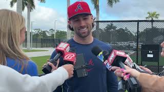 Charlie Culberson attempting to return to majors as a pitcher [upl. by Eiromem]