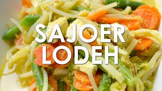 Sajoer Lodeh Recept  heerlijk Indisch gerecht  Indische groente gerechten  De Indische keuken [upl. by Aicert960]