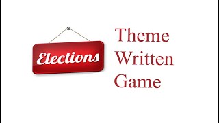 Election Theme Kitty Party Game One Minute Game Kitty Party [upl. by Guimond192]