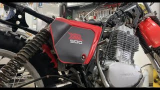 Part 5 1979 Honda XR500 rebuild  Restoration [upl. by Ailimaj]