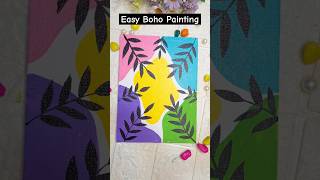 Easy boho painting 😍 painting shorts canvaspainting acrylicpainting [upl. by Aloke]