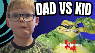 Dad vs Kid Killer Instinct Battletoad Showdown [upl. by Weinman]