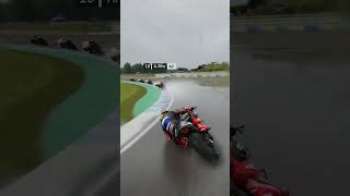 MotoGP 23  Motegi circuit wet conditions [upl. by Nortyad]