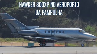 RAYTHEON HAWKER 800XP PRDBB NO AEROPORTO DA PAMPULHA [upl. by Ariamoy244]