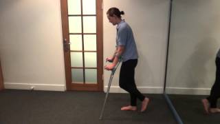 All Care Physio  How to use crutches  Non weightbearing [upl. by Eilis]