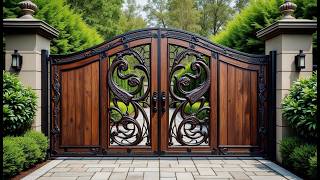 The Most Beautiful Gate Designs  Masterpieces in Metal and Wood [upl. by Aillicsirp]