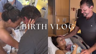 RAW amp REAL NATURAL BIRTH VLOG  UNMEDICATED  38 WEEKS [upl. by Halac]