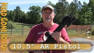 AR Pistol with Hardened Arms 105 Inch Upper [upl. by Aeel]