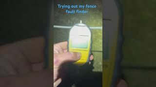 Testing the fence scout fault finder electricfence farming [upl. by Jennie63]