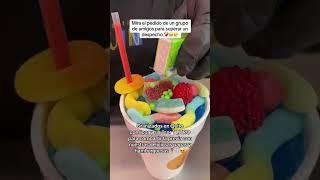 Te animas a probar un Granizado con alcohol de 2 litros 🙂‍↕️🍧 granizado slushie postres candy [upl. by Enihsnus15]