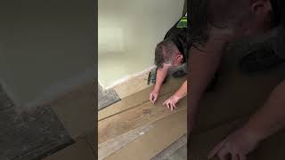 Get the cardboard out ✅ flooring howto diy teirnanmccorkell tips [upl. by Nnylear]