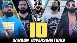 Damien Sandow Top 10 Impersonations in WWE 2K16 [upl. by Bakeman488]