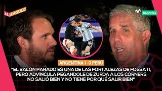 ARGENTINA 10 PERÚ UNA DERROTA que ubica a la BLANQUIRROJA en ÚLTIMO LUGAR  AL ÁNGULO ⚽🥅 [upl. by Anatnas435]