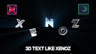 3D Text Pack  Alight motion xml amp link [upl. by Wohlert]