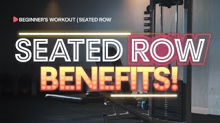 Beginner’s Workout Seated Row how to perform and benefits [upl. by Barnaba]