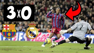 BARCELONA X REAL MADRID  2005  JOGO COMPLETO [upl. by Latsyc]