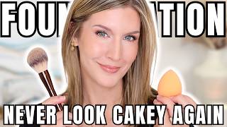 Foundation Secrets REVEALED Say Goodbye to Cakey Makeup [upl. by Alliuqahs]