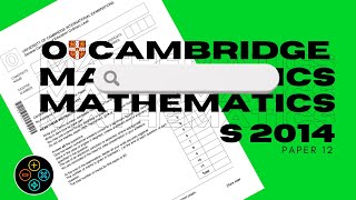 O Level Add Math May June 2014 Paper 12 403712 [upl. by Ennovi]